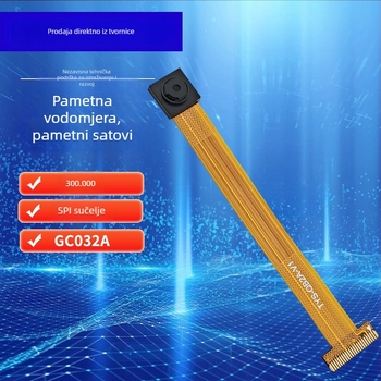 SPI kamera modul za nosive uređaje, GC032A senzor 300k piksela, 640x480 @30fps, fiksni fokus, noćno snimanje