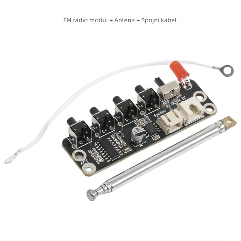 DIY Dječji FM radio modul s čipom – znanstveno-edukativna igračka, radijska matična ploča HE-39