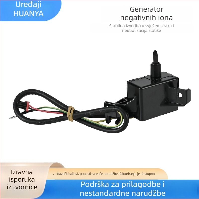Automobilski modul negativnih iona za pročišćavanje i ovlaživanje zraka — 12V napajanje, visoka gustoća iona, niska buka, pokrivenost 11–20 m²