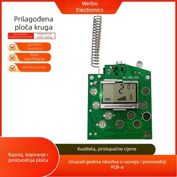 PCB pločica za dječju walkie-talkie T388 — PCBA kontrolna ploča, Vibrant, kapacitet 3000/dan