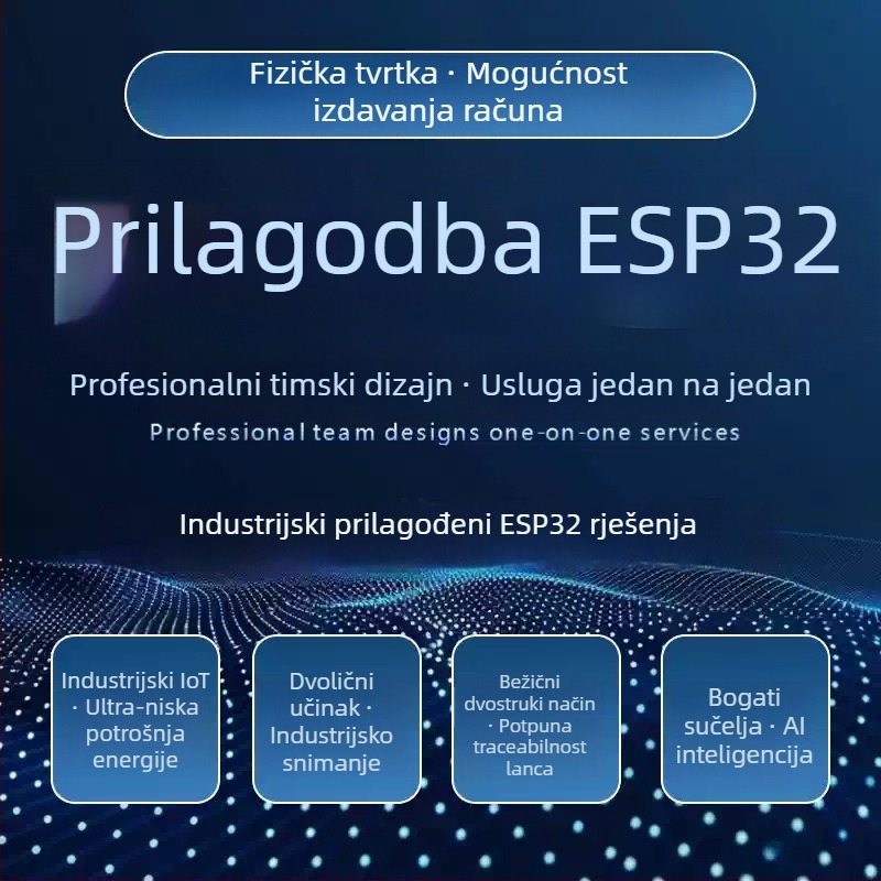 AI ESP32 ploča rješenja s glasovnom interakcijom – Model 02, Kapacitet 10000, za pametne zvučnike i dječje igre, Podrška sekundarnom razvoju, 0,5% kvarova