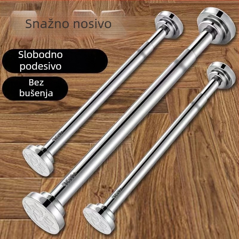 Metalni sušilo za balkon – moderni minimalistički stil, za sušenje odjeće na balkonu, spremno za izvoz, SKU JS156851845544