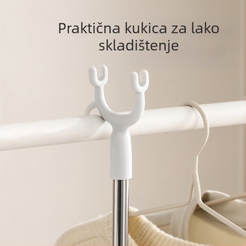 FaSoLa produžna šipka za sušenje rublja – PP i 201 nehrđajući čelik, balkon, moderan stil