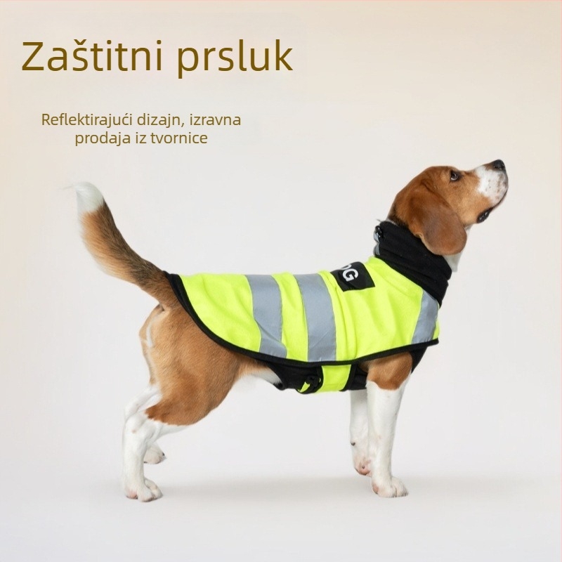 Reflektirajući sigurnosni prsluk za kućne ljubimce i zaštitna odjeća za pse