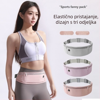 Sportska torbica za pojas za telefon – ultra lagana, vodootporna, prozračna, otporna na habanje, reflektirajuća za noćnu sigurnost (Poliester; Unisex; Outdoor sportovi; Podstava od najlona)