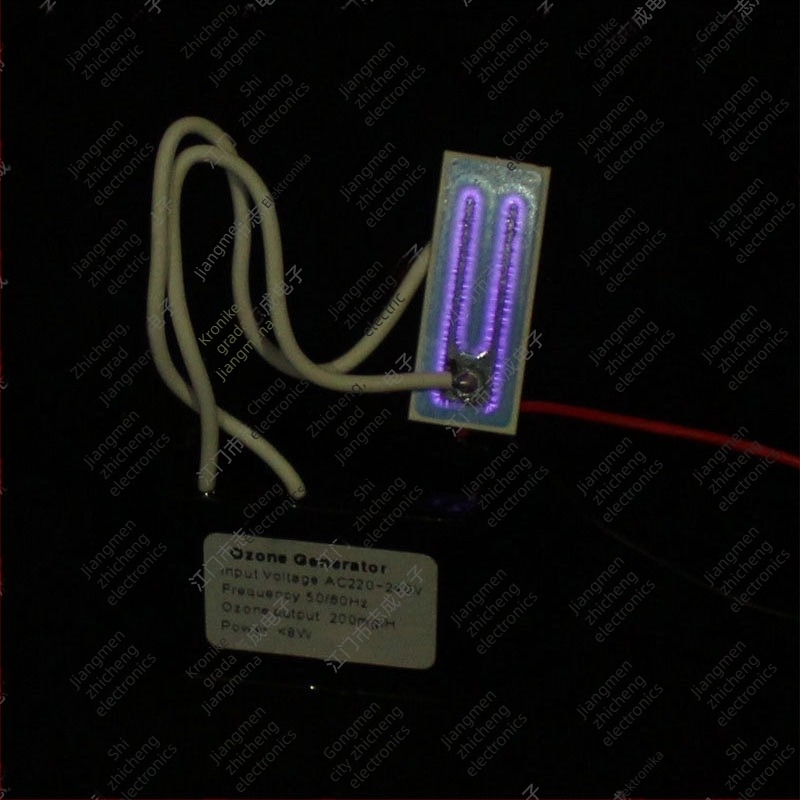 Modul ozonskog generatora za pročišćivač zraka s keramičkom pločom, DC5V/12V/24V, izlaz 100–200 mg, USB napajanje, 50 m3/h, pokrivenost 11–20 m2