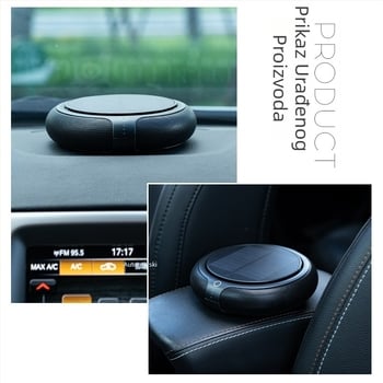 Solaran automobilni pročišćivač zraka i difuzor aromaterapije, CZ-Z2, kompatibilan sa svim modelima i stolnim računalom, 5V