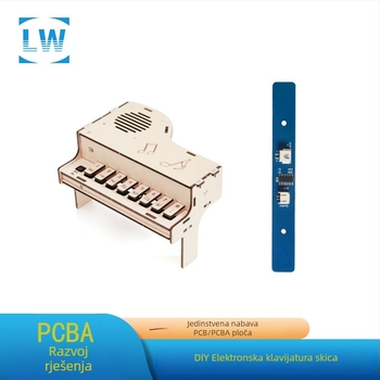 DIY elektronička ploča klavira za dječju ručno izrađenu glazbenu kutiju – Lw, kapacitet 100000