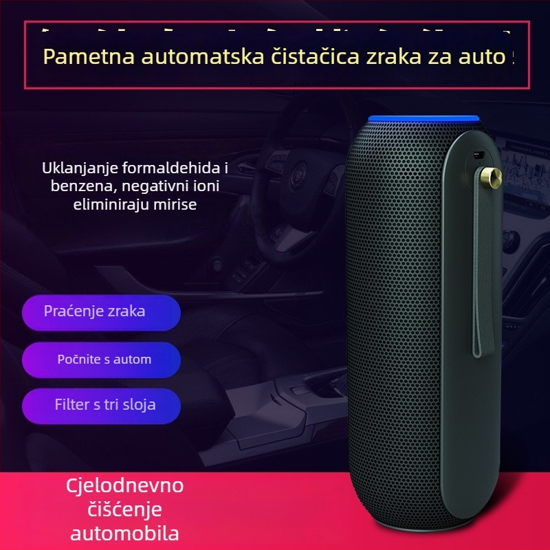 Automobilski pročišćivač zraka KT.9128 – uklanjanje mirisa i formaldehida, 5W, napajanje 5V, 5 milijuna negativnih iona, univerzalna uporaba u vozilu