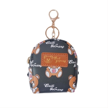 Novčanik za kovance s medvjedićem - prenosni all-in-one dizajn, proširivi, PU materijal