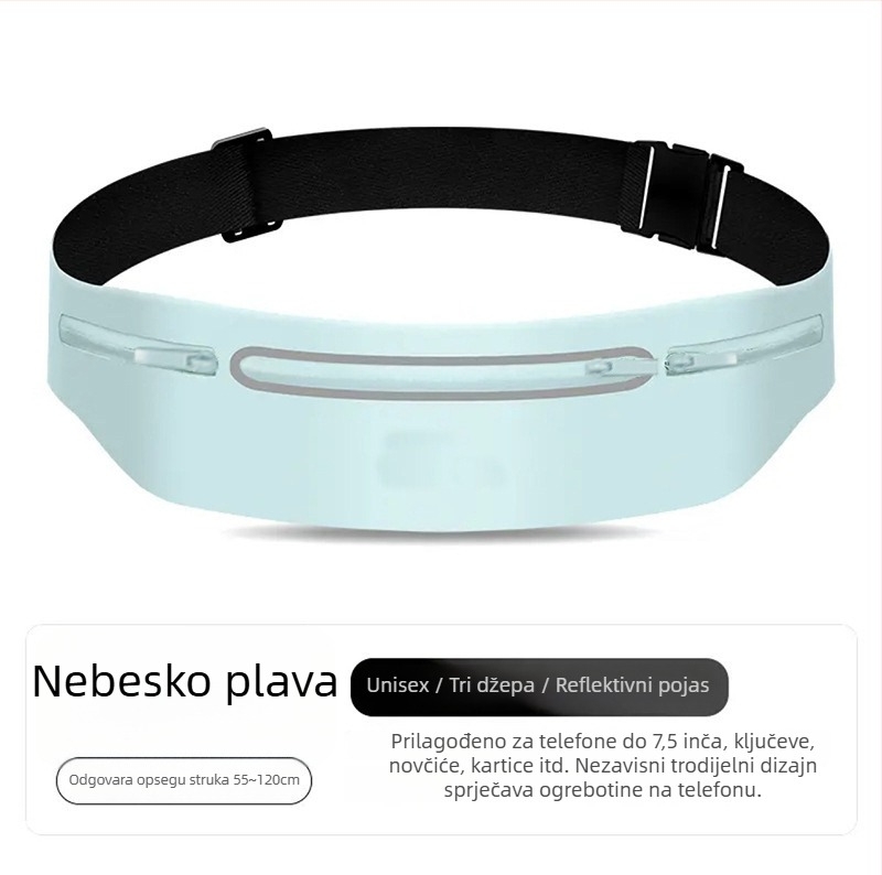 Trkaški pojas od Lycra (vodootporan; ultra lagan; otporan na habanje; tri džepa)