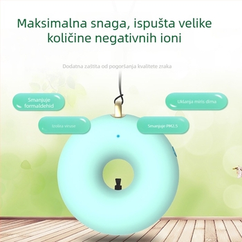Temeixi Y13-33 Prijenosni USB pročistač zraka s tehnologijom negativnih iona, 50 m³/h, ≤36 dB, pogodan za prostorije do 10 m²