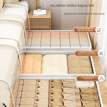 Torba za pohranu ispod kreveta ydz5.4-1, PVC, 40–50 L, dizajn tipa ladice, otporna na prašinu, organizator za spavaću sobu