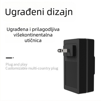 Utični pročišćivač zraka s negativnim jonima, priključen na utičnicu, protok zraka 50 m³/h, tih rad, pogodno za prostore do 10 m²
