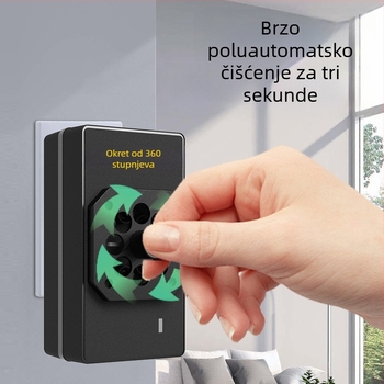 Utični pročišćivač zraka s negativnim jonima, priključen na utičnicu, protok zraka 50 m³/h, tih rad, pogodno za prostore do 10 m²