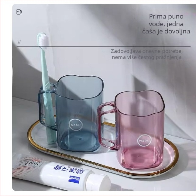 Set četkice za zube i čašica za ispiranje - Materijal: smola, Model: PDD1004622179, Za kućnu upotrebu