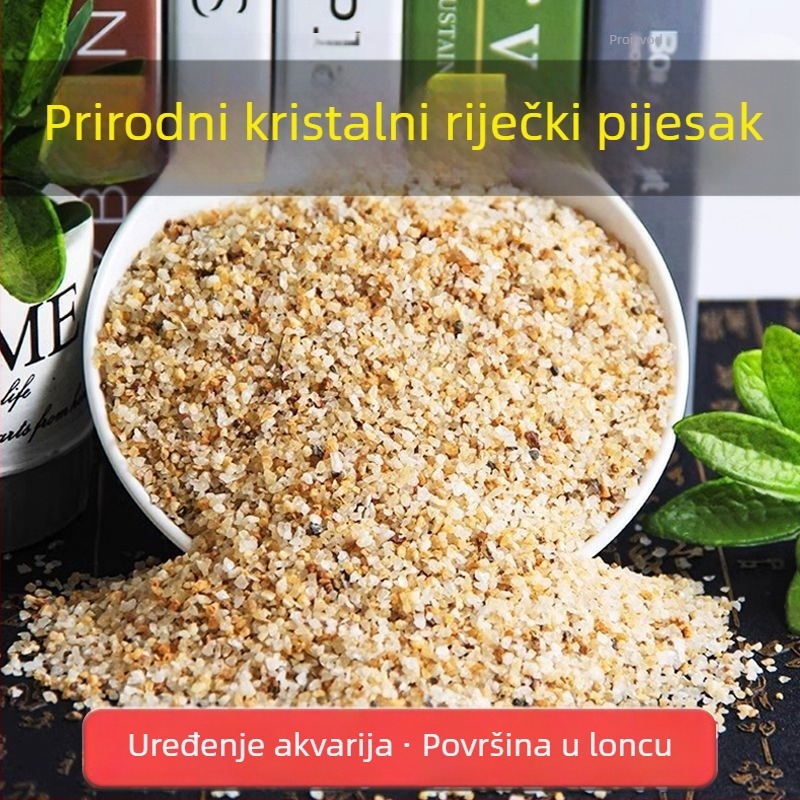 Dno akvarija pijesak – prirodni kristalni pijesak, grubi riječni pijesak, stijenski pejzaž dekoracija za akvarij