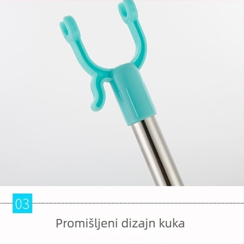 Produžni štap za sušenje od nehrđajućeg čelika za balkon – moderni minimalistički dizajn, Home