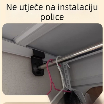 Nerđajući čelični štap za sušenje odjeće, šatnica za spavaću sobu, lansirano u proljeće 2017.