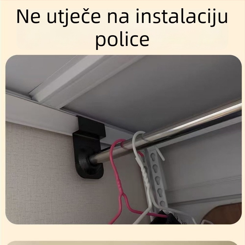Držač za sušenje odjeće za balkon – drveni materijal, Nordic stil, lansirano ljeto 2017