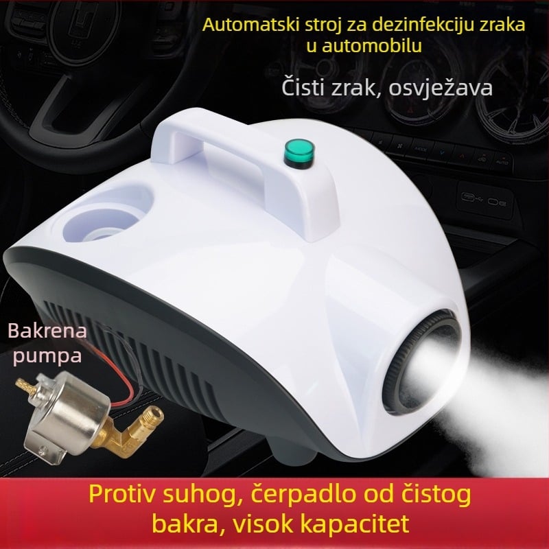Automobilski pročišćivač zraka i dezinfekcija atomizacijom (Smart model, 900 W, 220 V, pogodno za sve modele automobila)