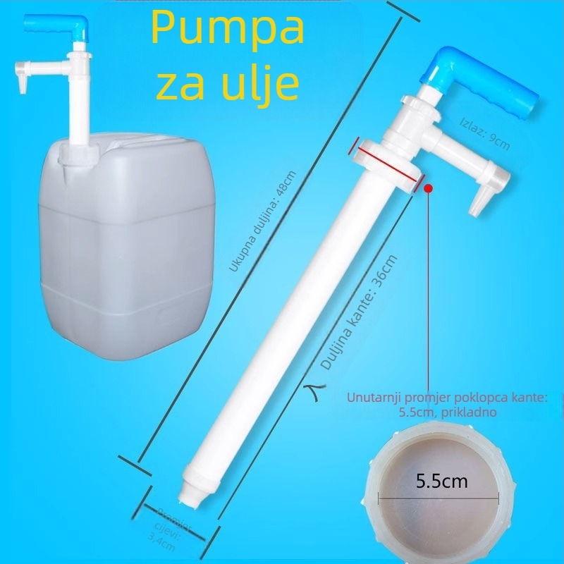 Ručna pumpa za tekućine za velike bačve – Dávkovač za gel za tuširanje, šampon i deterdžent; Marka: Drugo; Materijal: Drugo; Obrada i prilagođavanja: Ne; Privatna marka: Ne