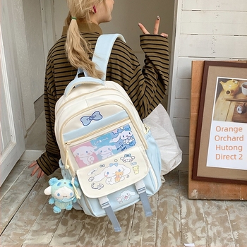 Kulomi nova japanskog stila školska torba za djevojčice, casual, velika kapaciteta, vodootporna, lagana