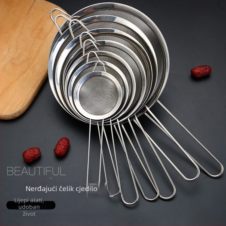 Nehrđajući čelik cjedilo-žlica | Double Win, moderni minimalistički dizajn