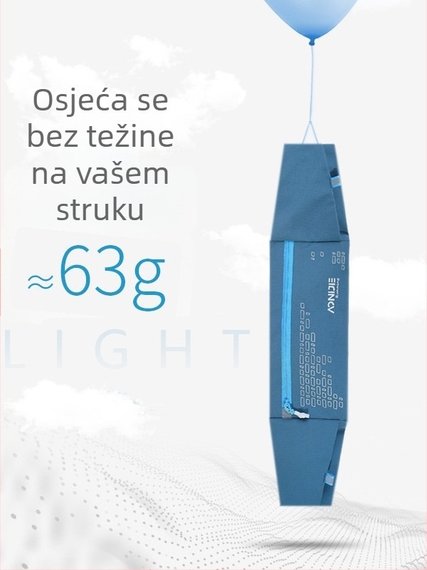 Tašna oko struka s bocom za vodu za trčanje, Aonijie, najlon i spandex, vodootporna, ultra lagana, suho-mokro odvajanje, unisex, vanjski sportovi