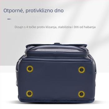 Dječji školski ruksak od PU kože, vodootporan i prozračan, otporan na habanje, ergonomske naramenice sa zračnim jastučićem, moderan svemirski dizajn, gradientna serija