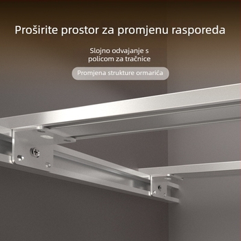 Držači polica za garderobu i pregrade – DIY unutarnje skladištenje