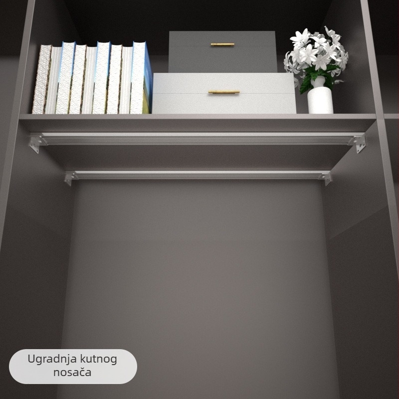 Držači polica za garderobu i pregrade – DIY unutarnje skladištenje