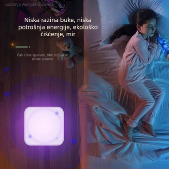 Pročišćivač zraka s tehnologijom statičkog elektriciteta, 50 m3/h, USB napajanje, pogodan za 10 m²