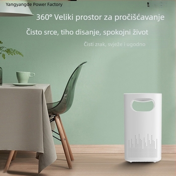 Pročišćivač zraka s tehnologijom statičkog elektriciteta, 50 m3/h, USB napajanje, pogodan za 10 m²