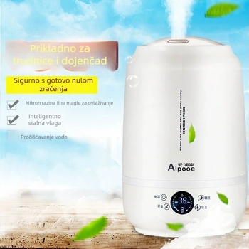 Ultrazvučni ovlaživač s aromaterapijom i pročišćivačem zraka, spremnik 2.6-4.0 L, pokriće 31-40 m², 8+ sati tajmer, 25W