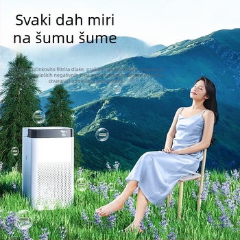 Stolni pročišćivač zraka za kućnu upotrebu – protok zraka 50 m³/h, buka <36 dB, CADR PM 300 m³/h, CADR formaldehid 45, pokrivenost 21–30 m²