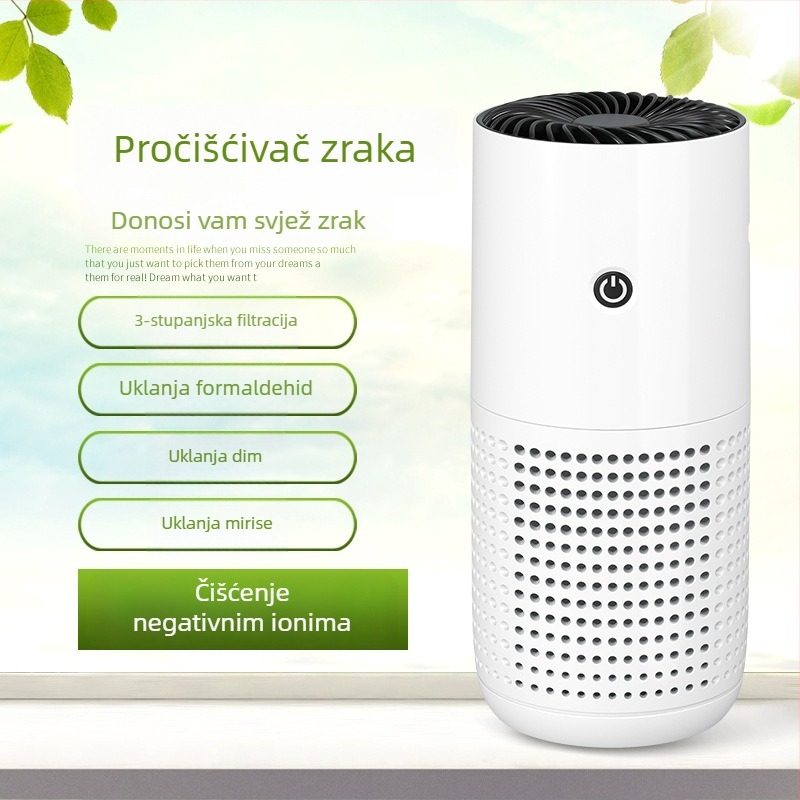 Auto pročišćivač zraka E260 — ABS+PC, USB napajanje, 5V, 2W