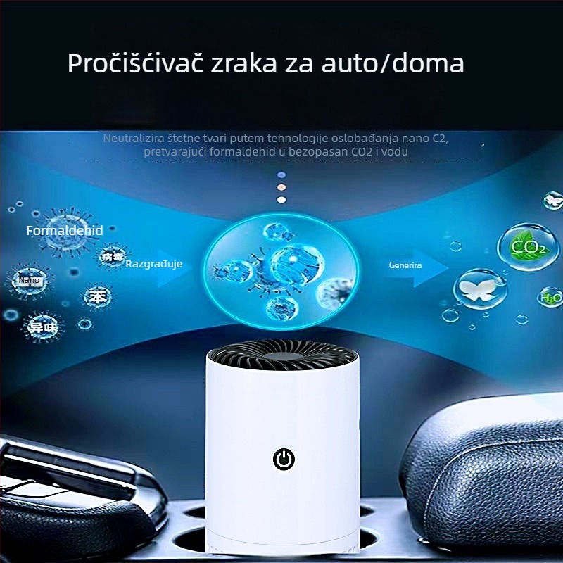 Auto pročišćivač zraka E260 — ABS+PC, USB napajanje, 5V, 2W