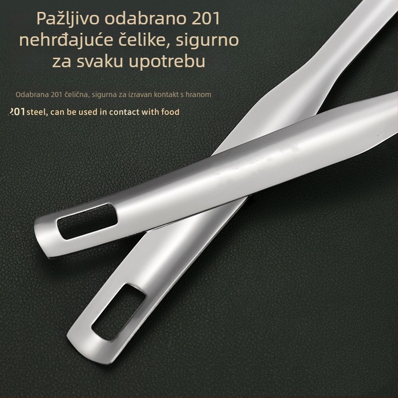 Nehrđajući čelični sito-žličica za sojino mlijeko s finom mrežicom i jednim kukom