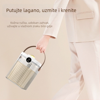 USB stolni ovlaživač zraka s 2 izlaza magle, spremnik 1.0–2.5 L, buka ispod 36 dB, ambijentalno osvjetljenje, za dom i ured
