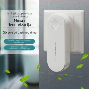 Pročišćivač zraka s negativnim ionima, stolni uređaj, 50 m³/h, buka <36 dB, za prostorije do 10 m², priključak na struju