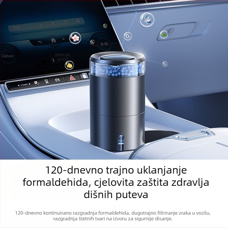 BASEUS DT mikromolekularni dvostruko djelotvorni dezodorant za automobil – pročišćivač zraka, model BS-CZ012, za sva vozila, težina 560