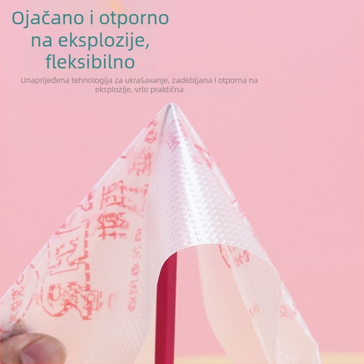 PE vrećica za ukrašavanje, 100 komada, s nastavcima za ukrašavanje keksa i torti