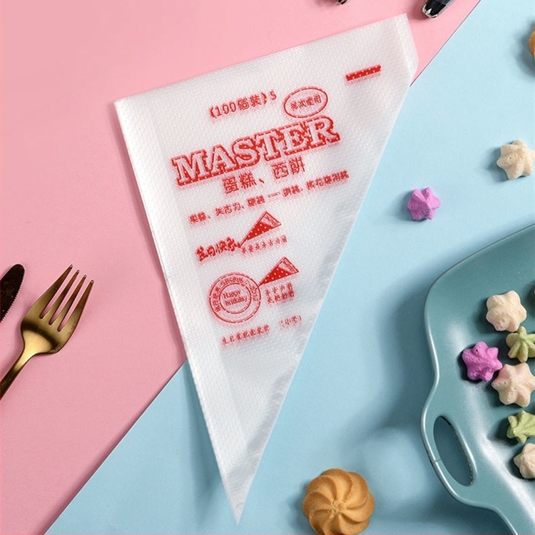 PE vrećica za ukrašavanje, 100 komada, s nastavcima za ukrašavanje keksa i torti