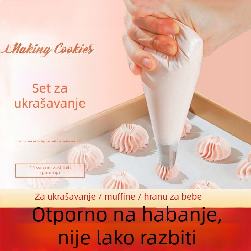 Jednokratne vrećice za ukrašavanje za pečenje i latte art | Bez brenda 8965431 | Moderan minimalistički stil, vrećica za ukrašavanje