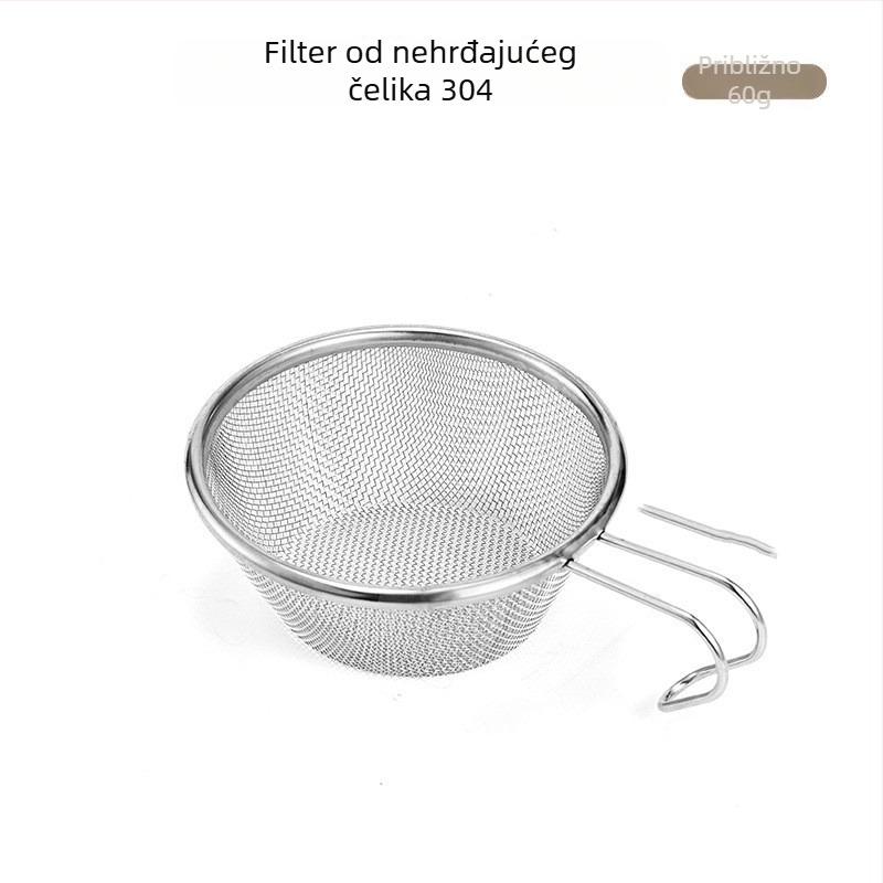 Filter mreža od nehrđajućeg čelika za talog čaja, brašno i mung grah
