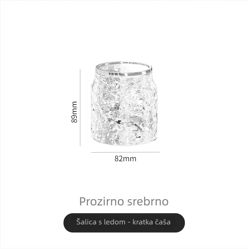 Yimeijia plastična čašica za ispiranje usta i čašica za četkicu za zube s Glacier uzorkom za parove