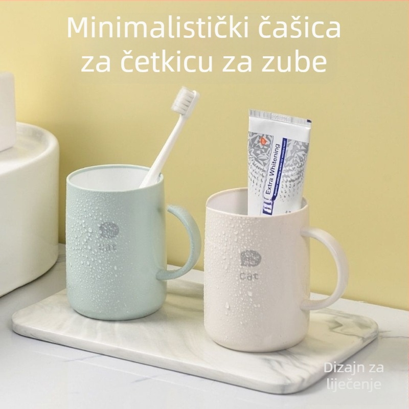 Set čaše za ispiranje usta i četkice za zube — debeli dizajn protiv plesni, obiteljsko pakiranje, SHIPAO; Materijal: Drugi; Specifikacije: Drugo; Bez prilagodbe