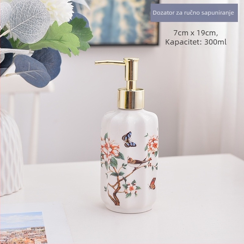 Ceramicna boca s dozatorom za tekućine (Materijal: keramika visoke temperature; Ispis logotipa moguć; Pokloni za rođendane, praznike, novi dom)