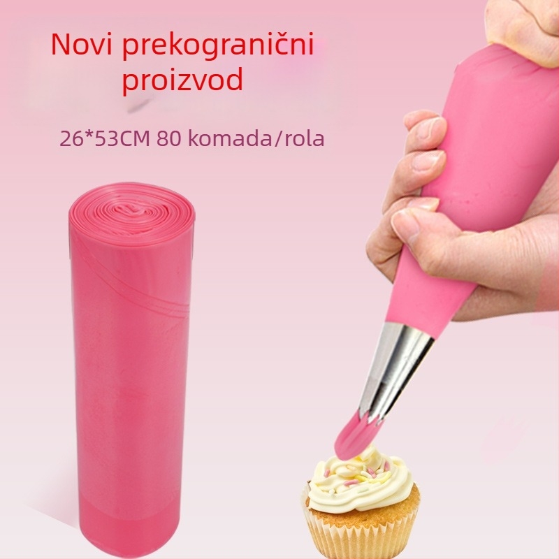 Torba za ukrašavanje torti Yulong - PE, 80 kom./rol, za ukrašavanje torti